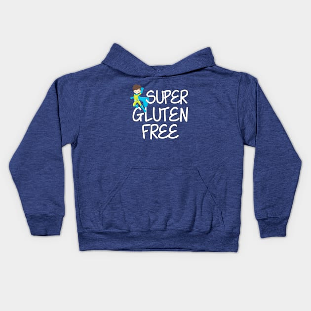 Gluten Free Superhero Kids Hoodie by epiclovedesigns